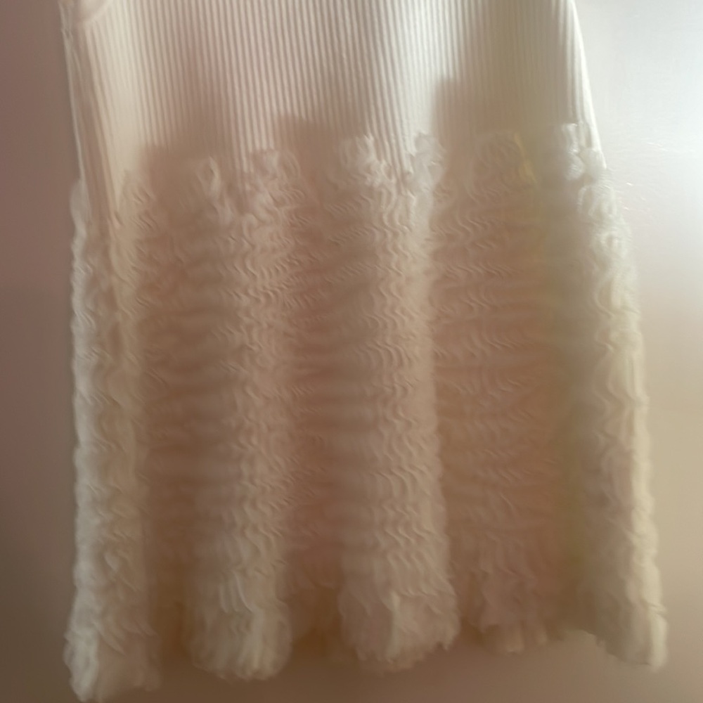 AZZEDINE ALAIA WHITE MINI DRESS/TUNIC 38 - Picture 7 of 7